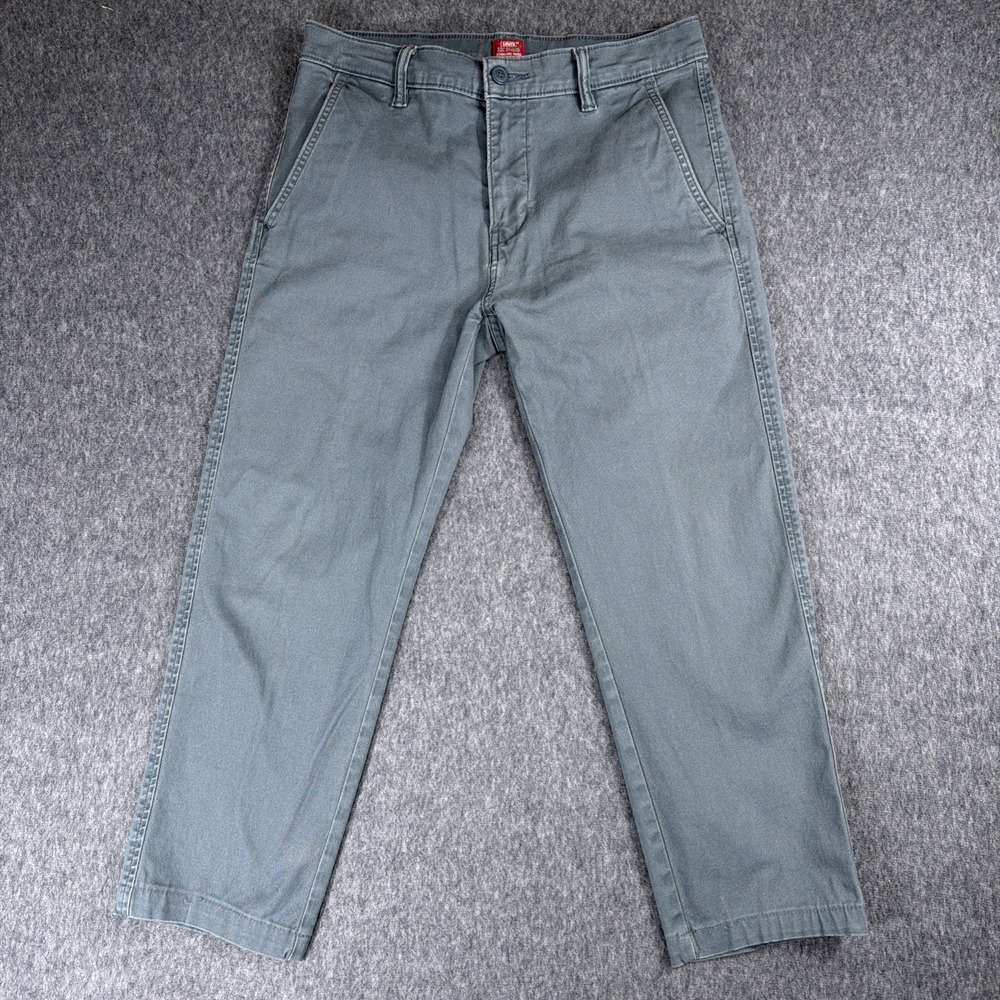 Levi's XX Chino Pants Men's 30x23 standard taper blue cotton retro